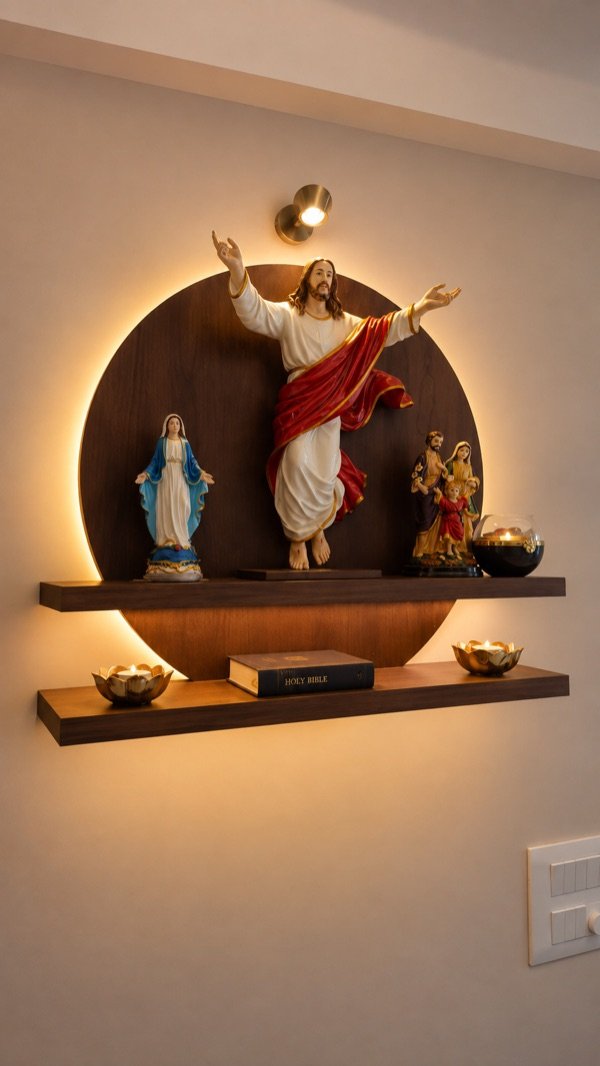Home altar design Mangalore