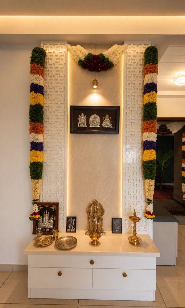 Pooja room design for home Hyderabad