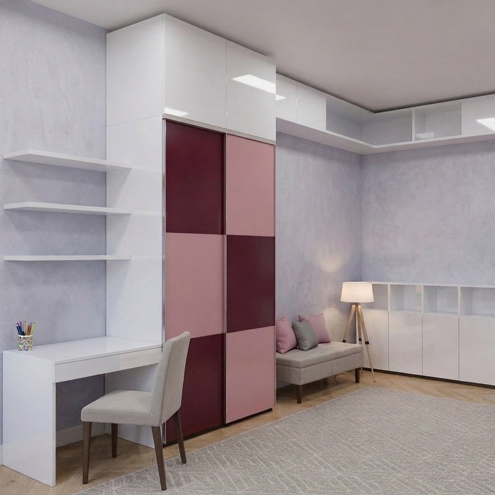 Wooden sliding wardrobe Hyderabad